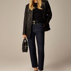 J.Crew Women's 10'' Vintage Slim Straight Blue Denim